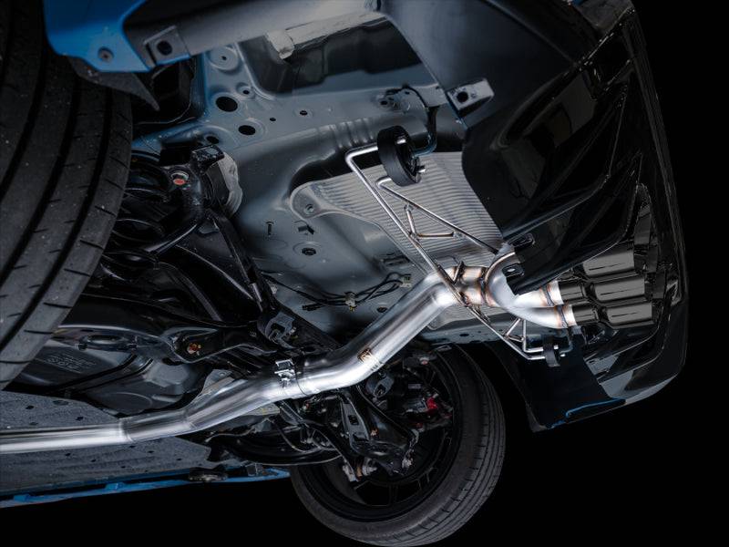 AWE Tuning 2023 Honda Civic Type R FL5 Track Edition Exhaust w/ Triple Diamond Black Tips - Striker Modified