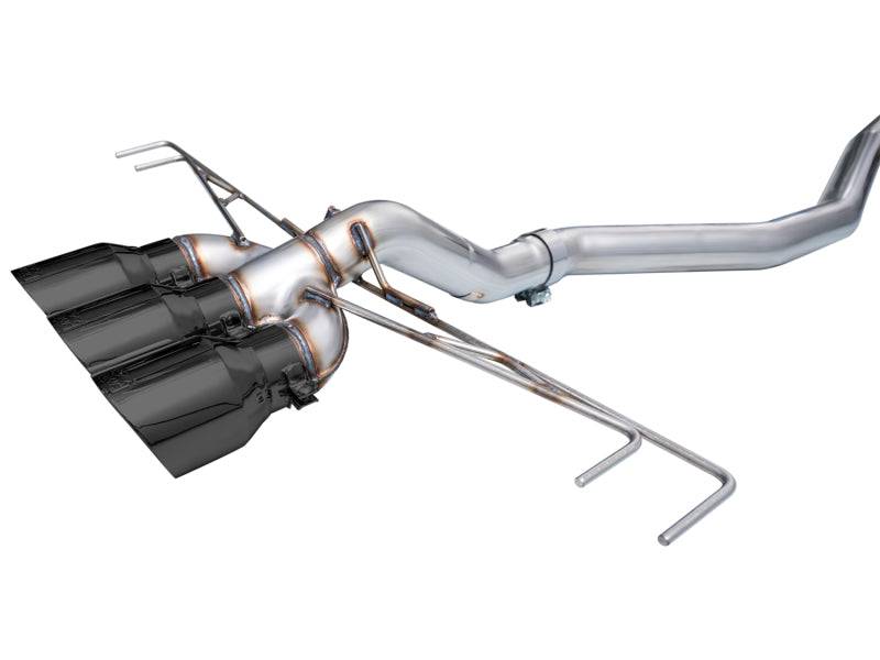 AWE Tuning 2023 Honda Civic Type R FL5 Track Edition Exhaust w/ Triple Diamond Black Tips - Striker Modified