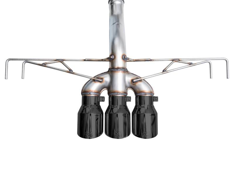 AWE Tuning 2023 Honda Civic Type R FL5 Track Edition Exhaust w/ Triple Diamond Black Tips - Striker Modified