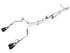 AWE Tuning 22-23 GMC Sierra 1500 AT4X 6.2L 0FG Catback Split Dual (Flat Bumper) - Diamond Black Tips - Striker Modified