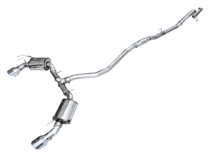 AWE Tuning 22+ Honda Civic Si/Acura Integra Touring Edition Catback Exhaust - Dual Chrome Silver Tip - Striker Modified
