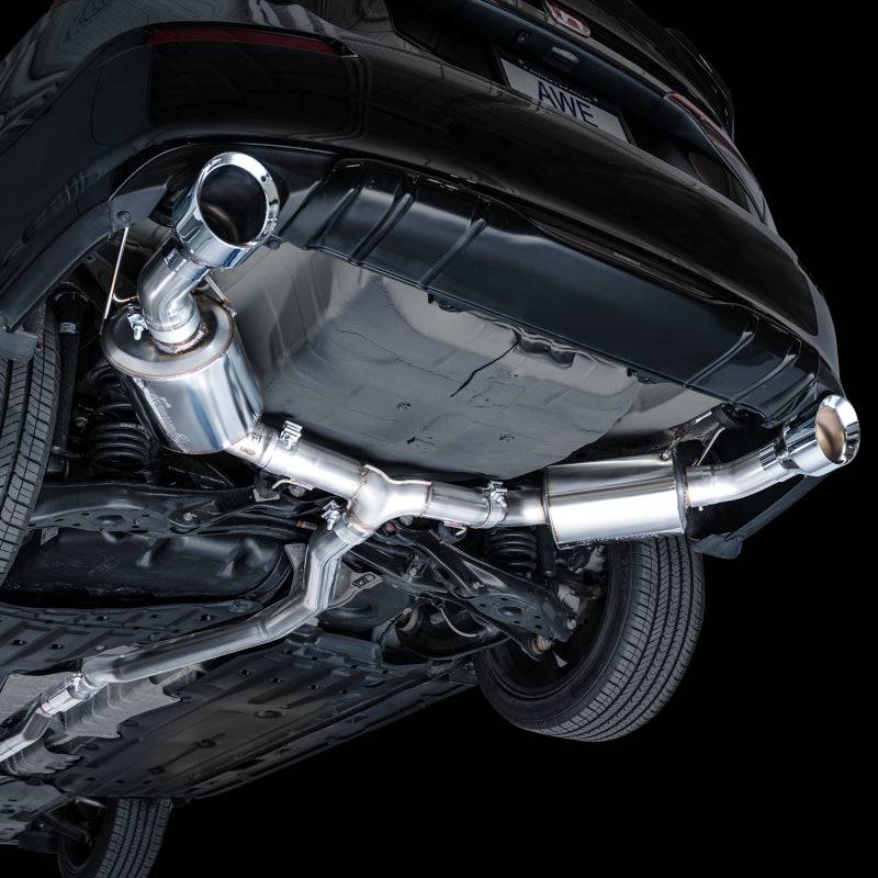 AWE Tuning 22+ Honda Civic Si/Acura Integra Touring Edition Catback Exhaust - Dual Chrome Silver Tip - Striker Modified