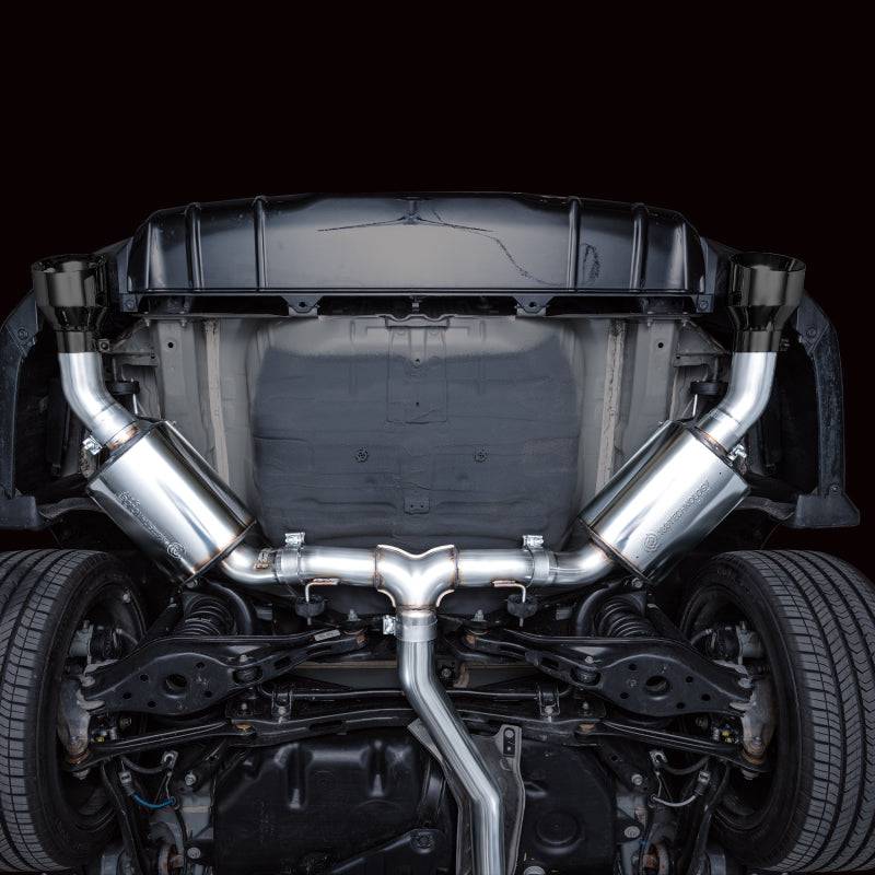 AWE Tuning 22+ Honda Civic Si/Acura Integra Touring Edition Catback Exhaust - Dual Diamond Black Tip - Striker Modified