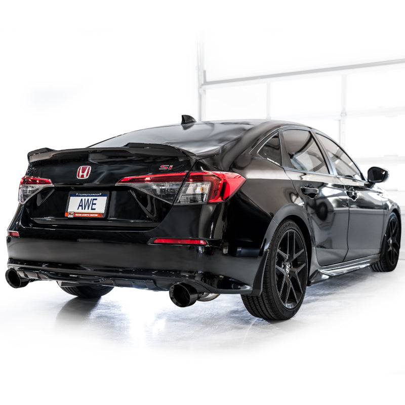 AWE Tuning 22+ Honda Civic Si/Acura Integra Touring Edition Catback Exhaust - Dual Diamond Black Tip - Striker Modified