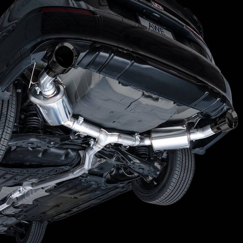 AWE Tuning 22+ Honda Civic Si/Acura Integra Touring Edition Catback Exhaust - Dual Diamond Black Tip - Striker Modified