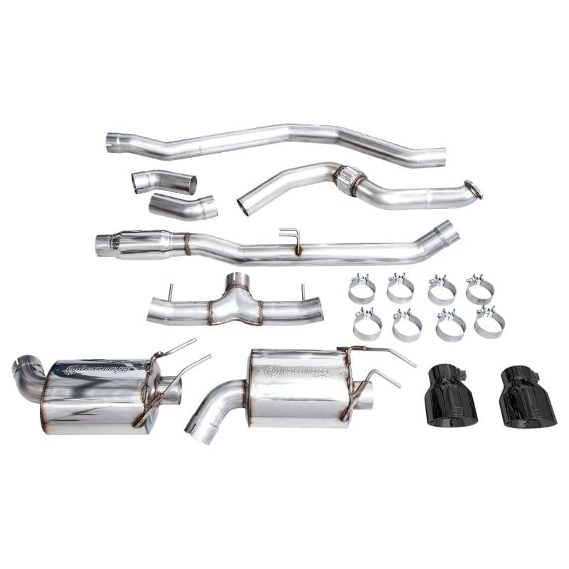 AWE Tuning 22+ Honda Civic Si/Acura Integra Touring Edition Catback Exhaust - Dual Diamond Black Tip - Striker Modified