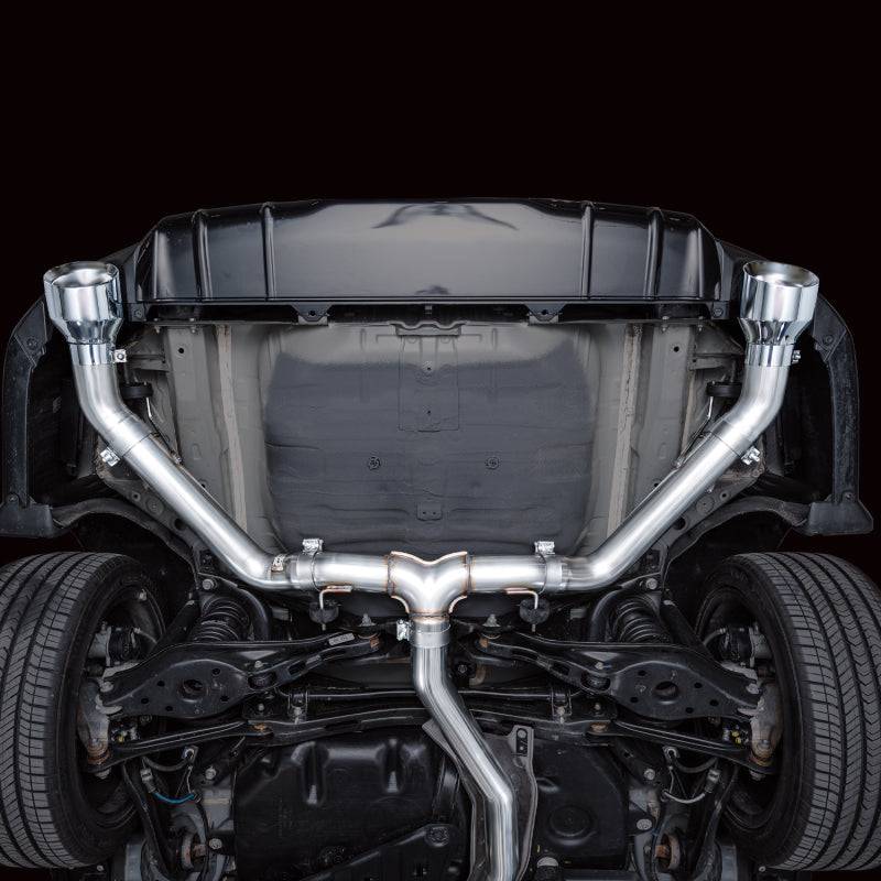 AWE Tuning 22+ Honda Civic Si/Acura Integra Track Edition Catback Exhaust - Dual Chrome Silver Tips - Striker Modified