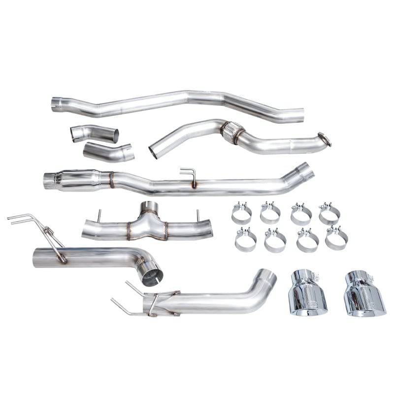 AWE Tuning 22+ Honda Civic Si/Acura Integra Track Edition Catback Exhaust - Dual Chrome Silver Tips - Striker Modified