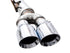 AWE Tuning 4th Gen GM 1500 5.3L 0FG Catback Split Rear Exit (w/ Bumper Cutouts) - Quad Chrome Tips - Striker Modified