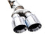 AWE Tuning 4th Gen GM 1500 6.2L 0FG Catback Split Rear Exit (w/ Bumper Cutouts) - Quad Chrome Tips - Striker Modified
