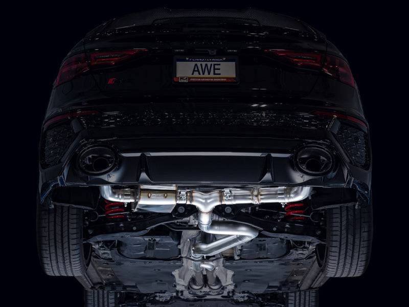 AWE Tuning Audi 22-23 8Y RS3 Cat-Back SwitchPath Exhaust (No Tips) - Striker Modified