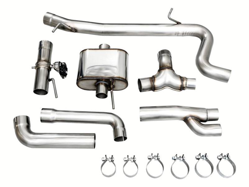 AWE Tuning Audi 22-23 8Y RS3 Cat-Back SwitchPath Exhaust (No Tips) - Striker Modified