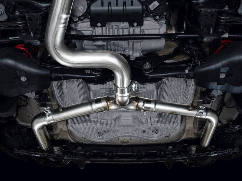 AWE Tuning Audi 22-23 8Y RS3 Cat-Back Track Edition Exhaust System - No Tips - Striker Modified