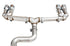 AWE Tuning Audi 8V S3 Track Edition Exhaust w/Chrome Silver Tips 102mm - Striker Modified