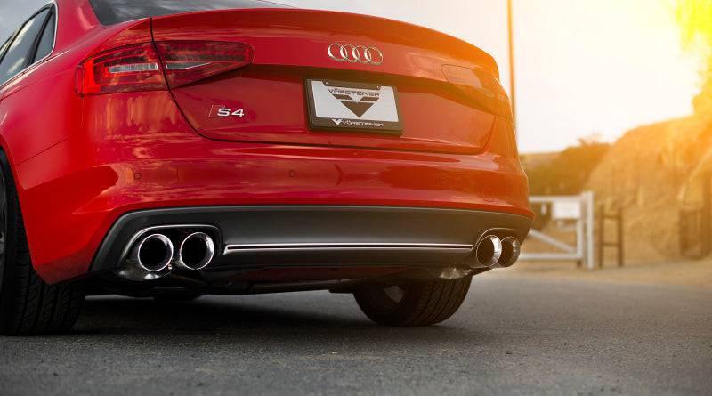 AWE Tuning Audi B8.5 S4 3.0T Touring Edition Exhaust System - Chrome Silver Tips (102mm) - Striker Modified