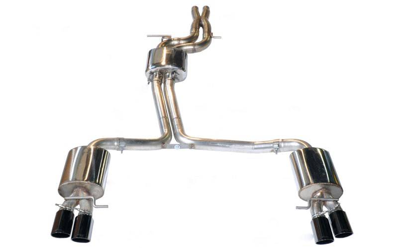 AWE Tuning Audi B8.5 S5 3.0T Touring Edition Exhaust System - Diamond Black Tips (90mm) - Striker Modified