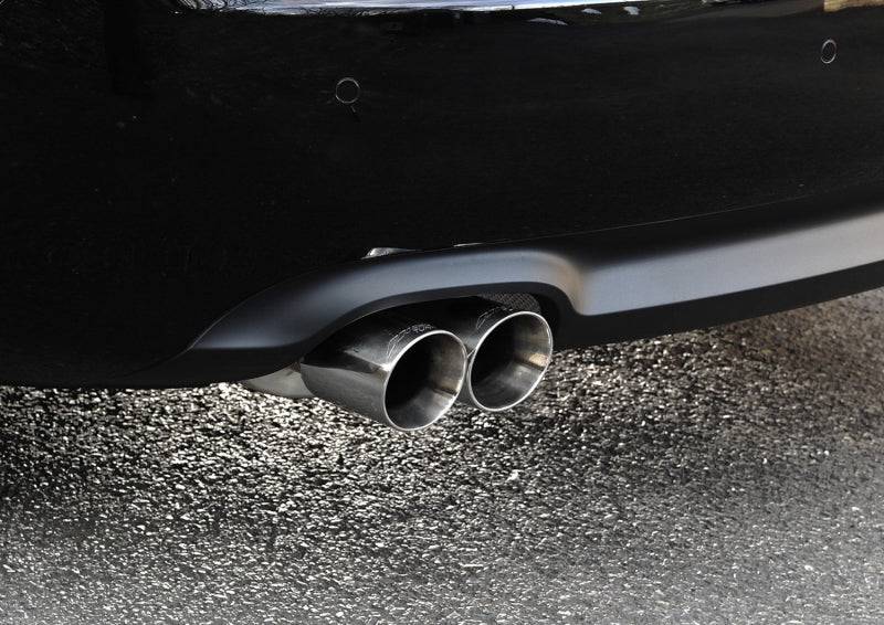 AWE Tuning Audi B8 A5 2.0T Touring Edition Exhaust - Quad Outlet Polished Silver Tips - Striker Modified
