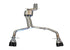 AWE Tuning Audi B8 S5 4.2L Track Edition Exhaust System - Diamond Black Tips - Striker Modified