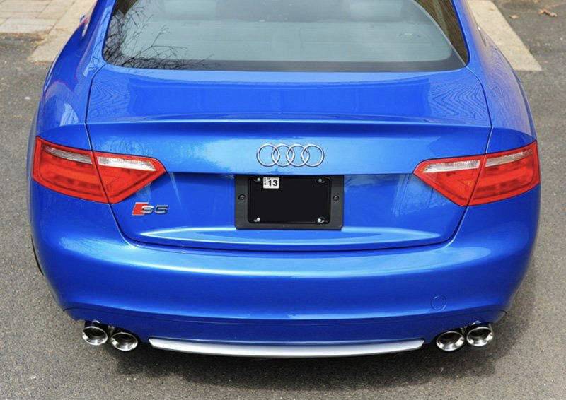 AWE Tuning Audi B8 S5 4.2L Track Edition Exhaust System - Diamond Black Tips - Striker Modified