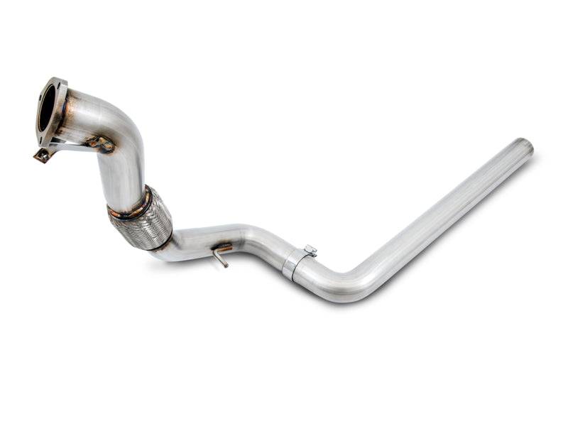 AWE Tuning Audi B9 A5 Track Edition Exhaust Dual Outlet - Diamond Black Tips (Includes DP) - Striker Modified