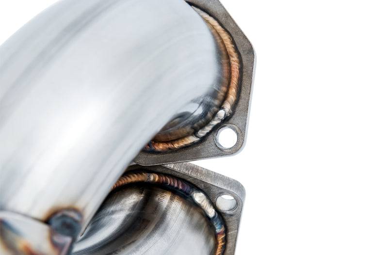AWE Tuning Audi B9 S4 Touring Edition Exhaust - Non-Resonated (Black 102mm Tips) - Striker Modified