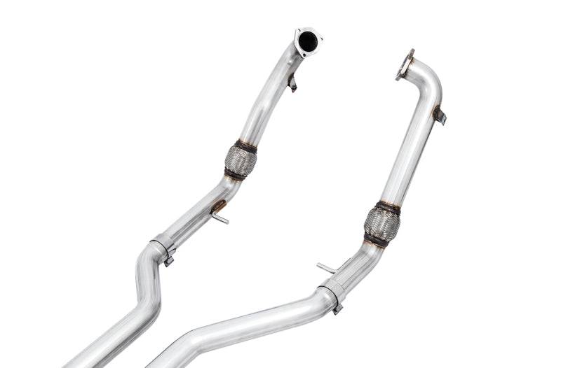 AWE Tuning Audi B9 S5 Sportback Touring Edition Exhaust - Non-Resonated (Black 102mm Tips) - Striker Modified