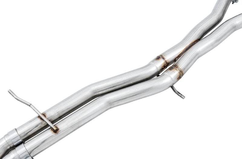 AWE Tuning Audi B9 S5 Sportback Touring Edition Exhaust - Non-Resonated (Black 102mm Tips) - Striker Modified