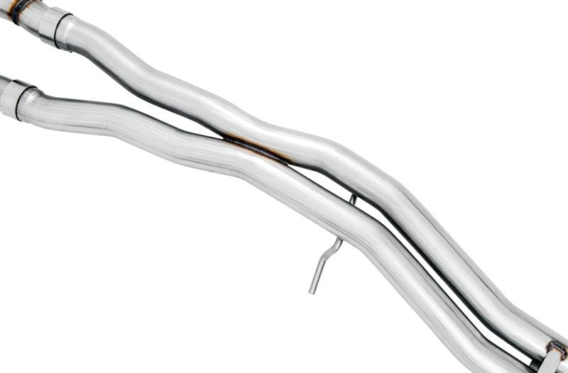 AWE Tuning Audi B9 SQ5 Non-Resonated Touring Edition Cat-Back Exhaust - No Tips (Turn Downs) - Striker Modified