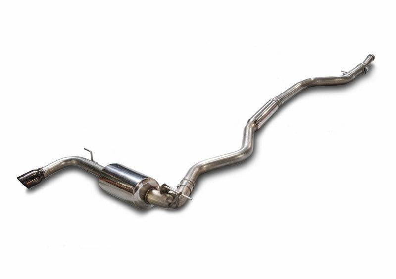 AWE Tuning BMW F30 320i Touring Exhaust w/Performance Mid Pipe - Diamond Black Tip (90mm) - Striker Modified
