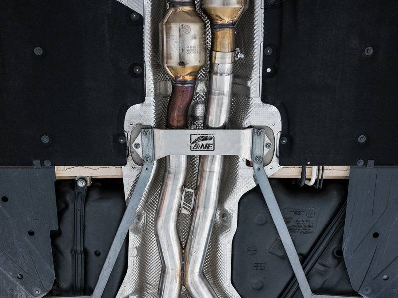AWE Tuning BMW F8X M3/M4 Track Edition Catback Exhaust - Diamond Black Tips - Striker Modified