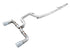 AWE Tuning Ford Focus RS Track Edition Cat-back Exhaust - Chrome Silver Tips - Striker Modified