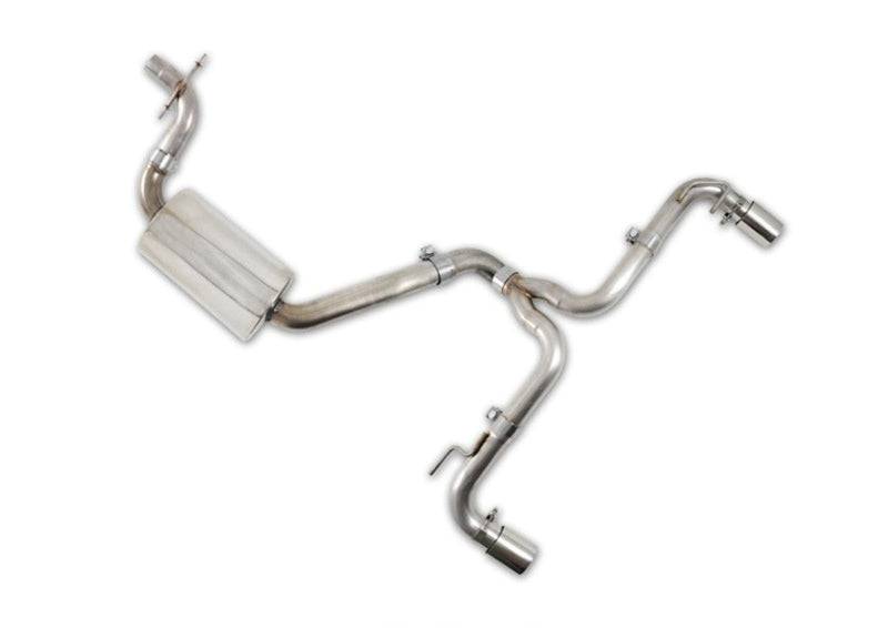 AWE Tuning Mk6 GTI Performance Catback - Chrome Silver Round Tips - Striker Modified