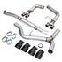 AWE Tuning Subaru WRX/STI VA/GV Sedan Track Edition Exhaust - Diamond Black Tips (102mm) - Striker Modified