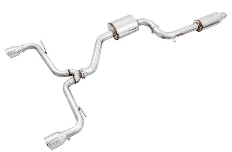 AWE Tuning Volkswagen GTI MK7.5 2.0T Touring Edition Exhaust w/Chrome Silver Tips 102mm - Striker Modified