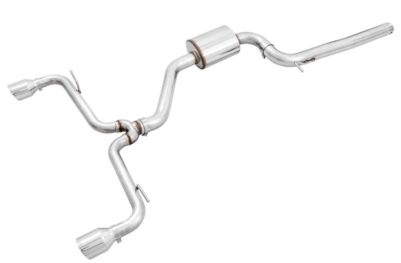 AWE Tuning Volkswagen GTI MK7.5 2.0T Track Edition Exhaust w/Chrome Silver Tips 102mm - Striker Modified