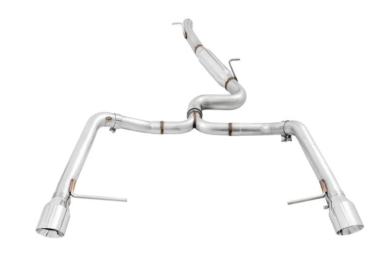 AWE Tuning VW MK7 Golf Alltrack/Sportwagen 4Motion Track Edition Exhaust - Polished Silver Tips - Striker Modified