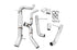 AWE Tuning VW MK7 Golf Alltrack/Sportwagen 4Motion Track Edition Exhaust - Polished Silver Tips - Striker Modified