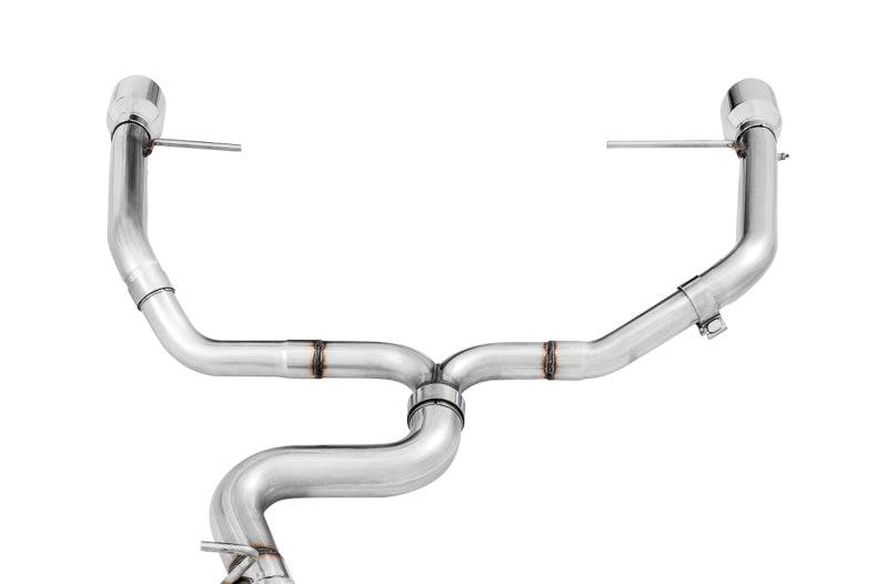 AWE Tuning VW MK7 Golf Alltrack/Sportwagen 4Motion Track Edition Exhaust - Polished Silver Tips - Striker Modified