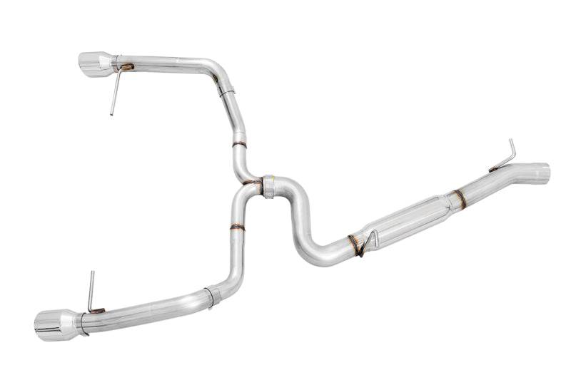AWE Tuning VW MK7 Golf Alltrack/Sportwagen 4Motion Track Edition Exhaust - Polished Silver Tips - Striker Modified