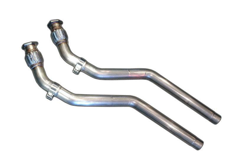 AWE Tuning Audi B8 4.2L Non-Resonated Downpipes for S5 - Striker Modified