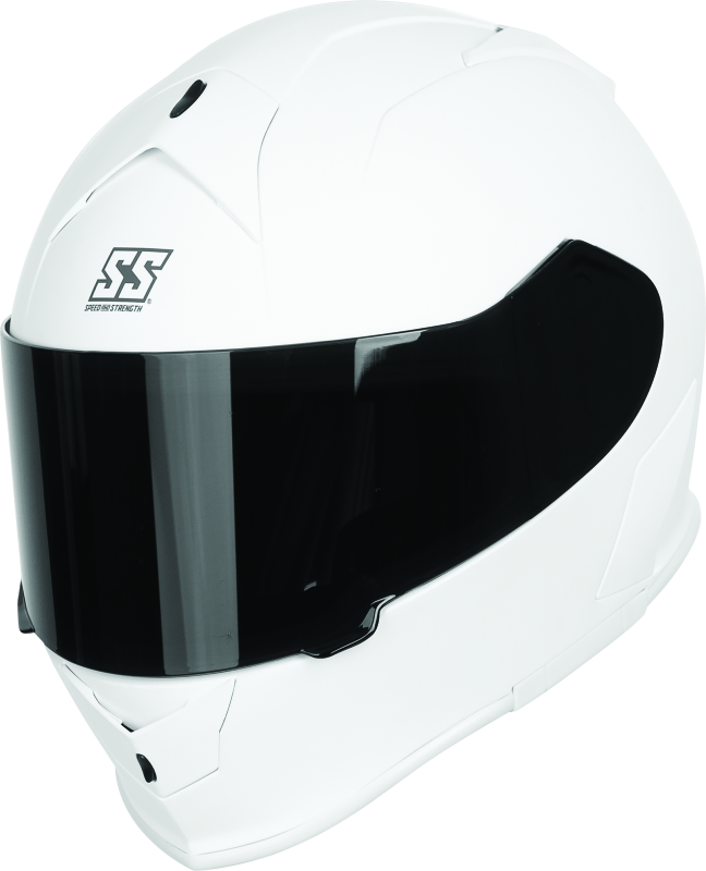 Speed Helmet and Strength SS900 Solid Speed Helmet Matte White - 2XL - Striker Modified
