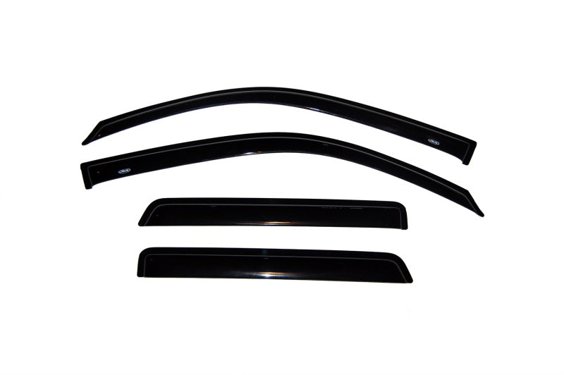 AVS 02-09 Chevy Trailblazer Ventvisor Outside Mount Window Deflectors 4pc - Smoke - Striker Modified