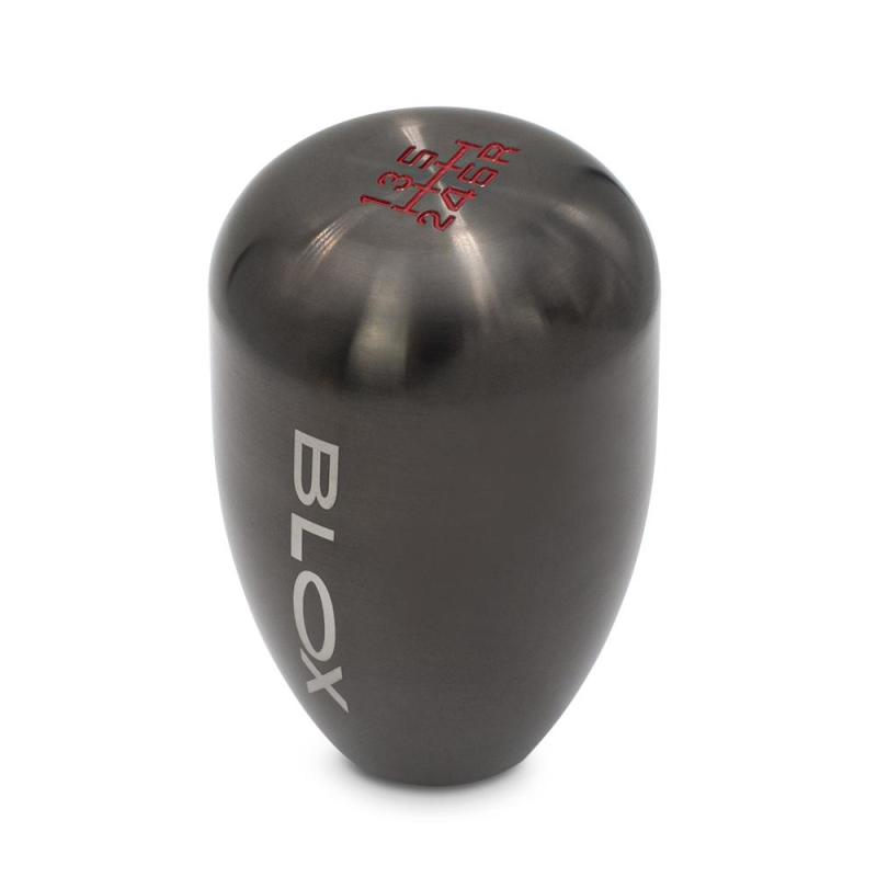 BLOX Racing 6-Speed Billet Shift Knob - Gun Metal 12x1.25mm - Striker Modified