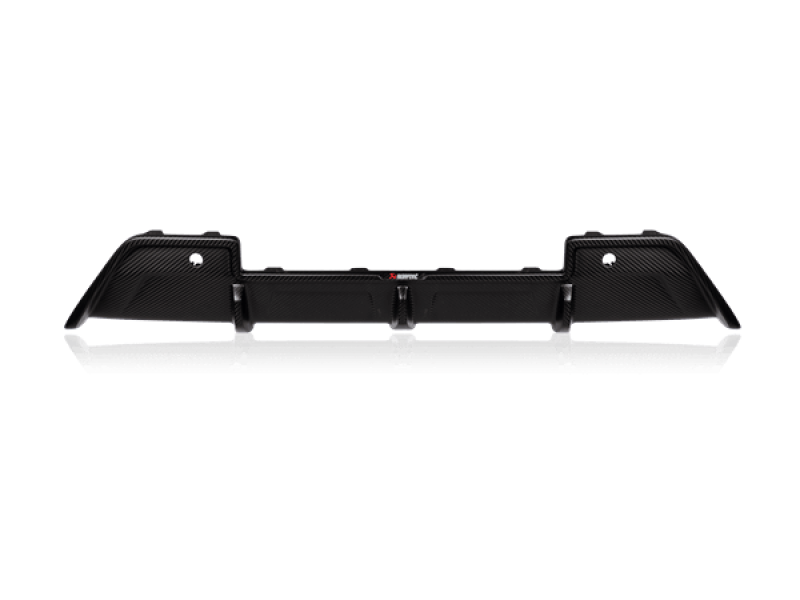 Akrapovic 2020 BMW X5M (F95)/X6M (F96) Rear Carbon Fiber Diffuser - High Gloss - Striker Modified