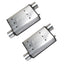 BBK 86-04 Mustang Cat Back Kit Varitune Mufflers Stainless Steel Tips - Striker Modified
