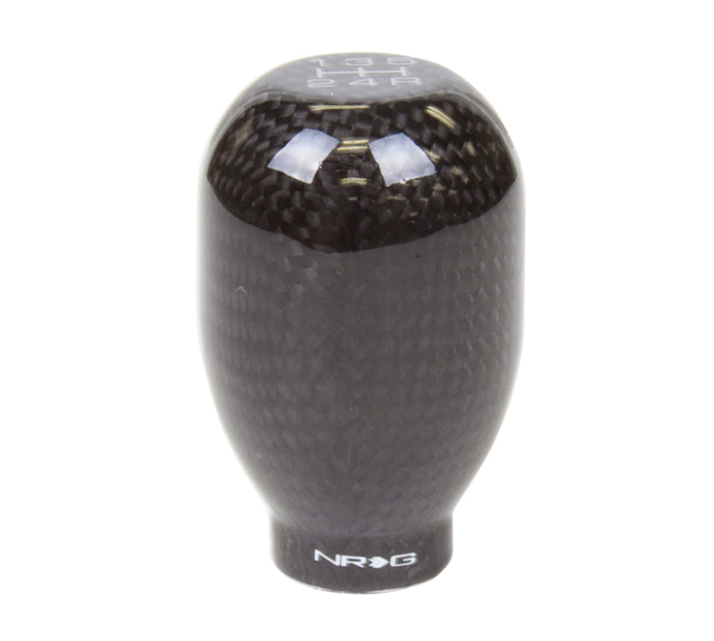 NRG Universal Shift Knob 42mm - Heavy Weight 480G / 1.1Lbs. - Black Carbon Fiber (5 Speed) - Striker Modified