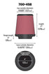 Airaid Universal Air Filter - Cone 4 x 7 x 4 5/8 x 7 w/ Short Flange - Striker Modified