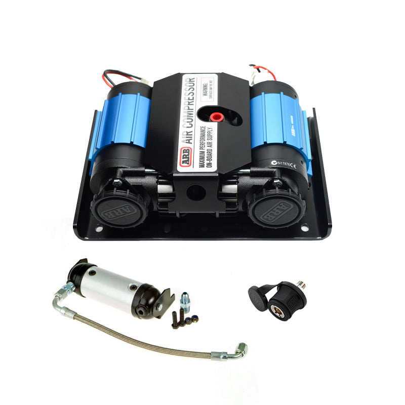 ARB Ford Bronco Twin 12V Onboard Compressor Kit - Striker Modified