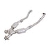 BBK 99-04 Mustang 4.6 GT / Cobra High Flow X Pipe With Catalytic Converters - 2-1/2 - Striker Modified