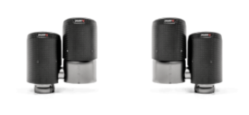 Akrapovic 17-18 Porsche Panamera Turbo Tail Pipe Set (Carbon) - Striker Modified
